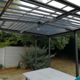 Aménagement de pergola avec fermeture loggia en PVC Barentin